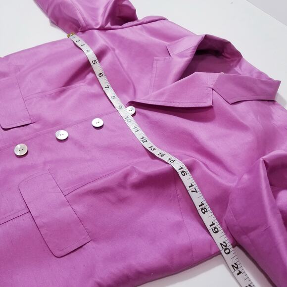 Bloomingdales 100% Silk Pink Blazer and Sheath Dress - Picture 6 of 14